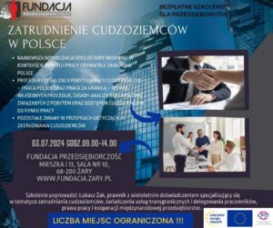 Zatrudnianie cudzoziemców w Polsce – w praktyce – czyli legalny pobyt, praca w roku 2024